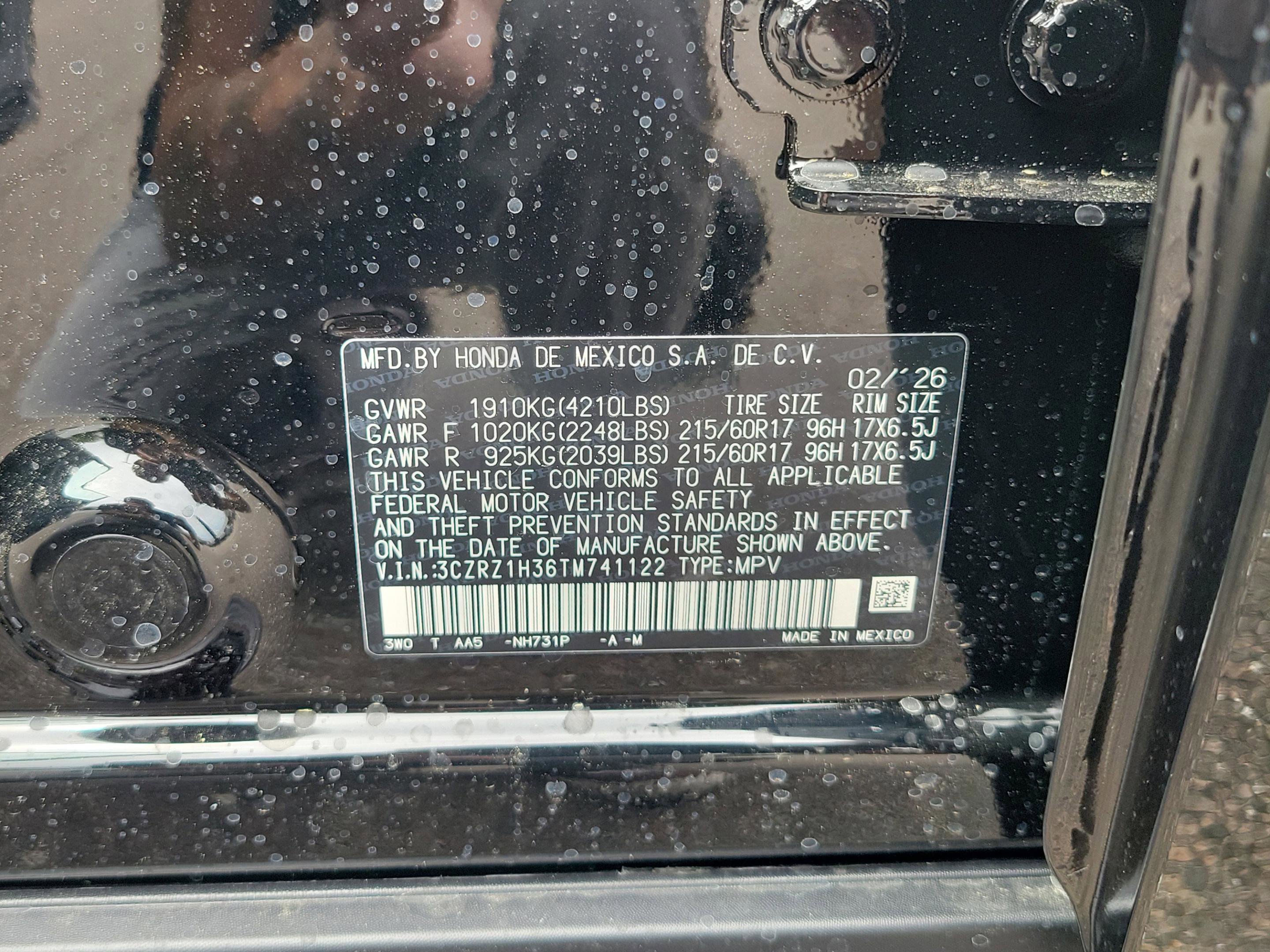 New 2026 Honda HR-V LX image 32