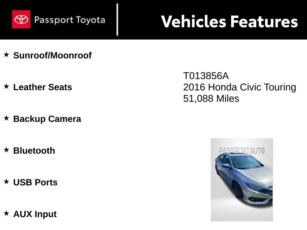 Used 2016 Honda Civic Touring image 3