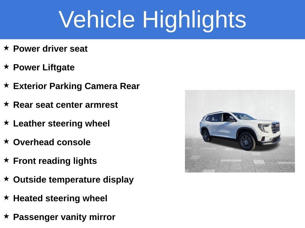 Certified 2025 GMC Acadia Elevation image 5