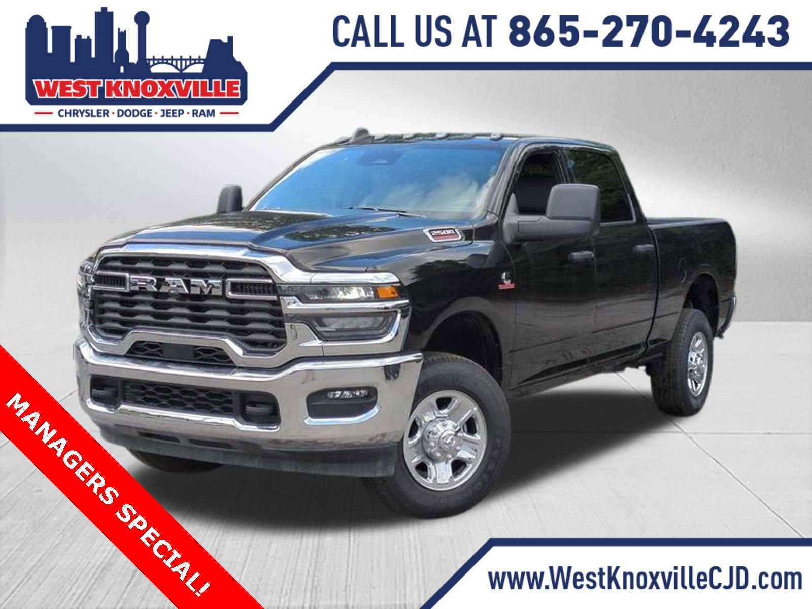 New 2025 RAM 2500 Tradesman w/ Chrome Appearance Group