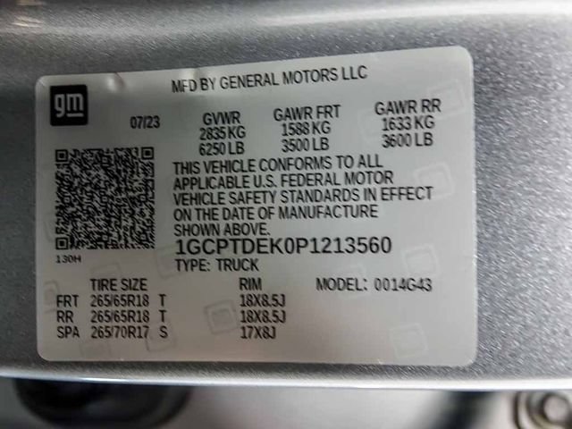 Certified 2023 Chevrolet Colorado Z71 w/ Z71 Convenience Package 2 AWD/4WD image 34
