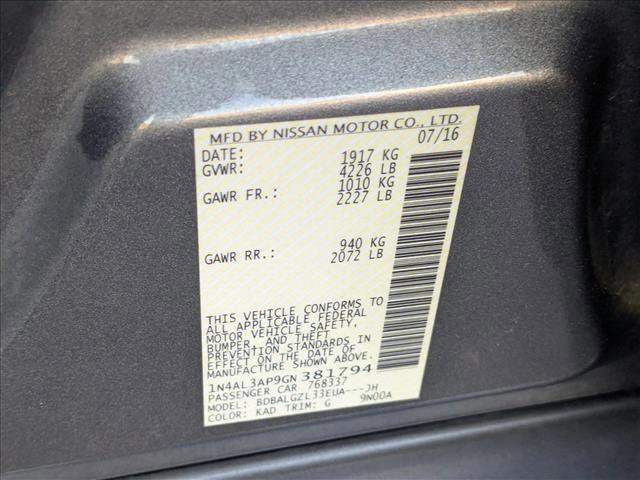 Used 2016 Nissan Altima 2.5 S w/ Power Driver Seat Package image 21