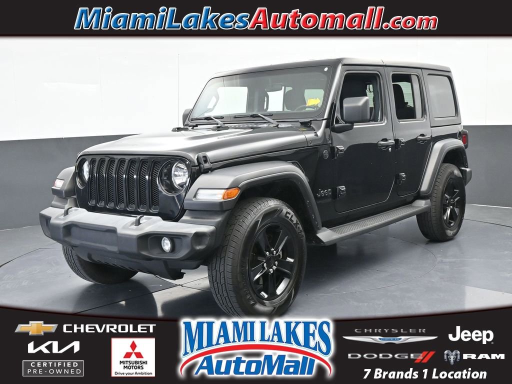 Used 2022 Jeep Wrangler Unlimited Sport image 1