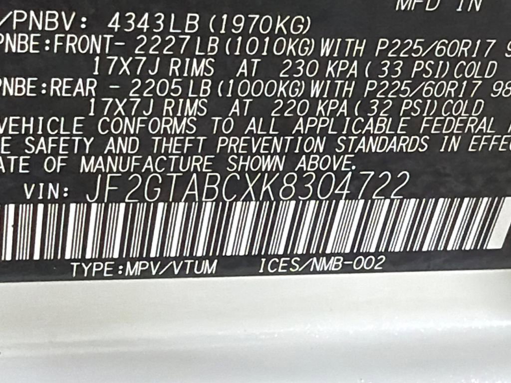 Used 2019 Subaru Crosstrek 2.0i w/ Eyesight System image 31