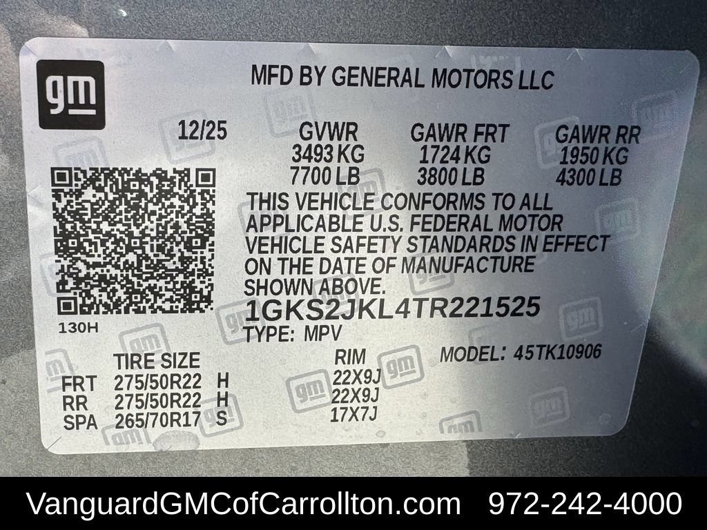 New 2026 GMC Yukon XL Denali w/ Sun & Power Step Package AWD/4WD image 26