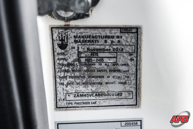 Used 2013 Maserati GranTurismo MC image 51