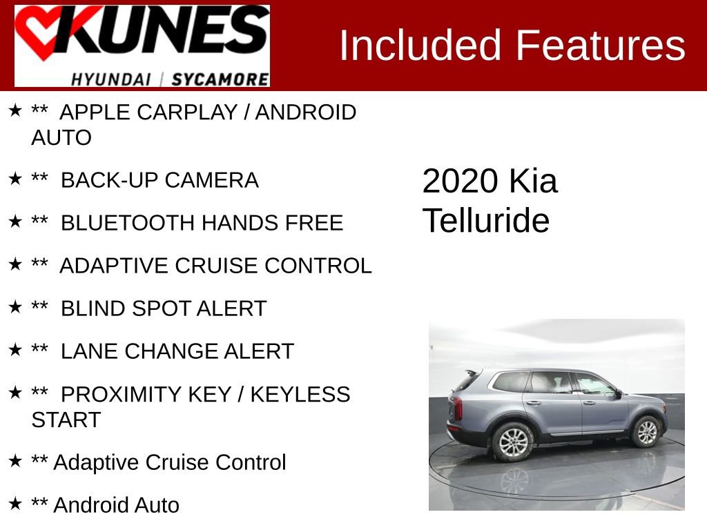 Used 2020 Kia Telluride LX image 2
