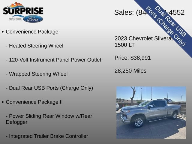 Used 2023 Chevrolet Silverado 1500 LT w/ Z71 Off-Road Package AWD/4WD image 19
