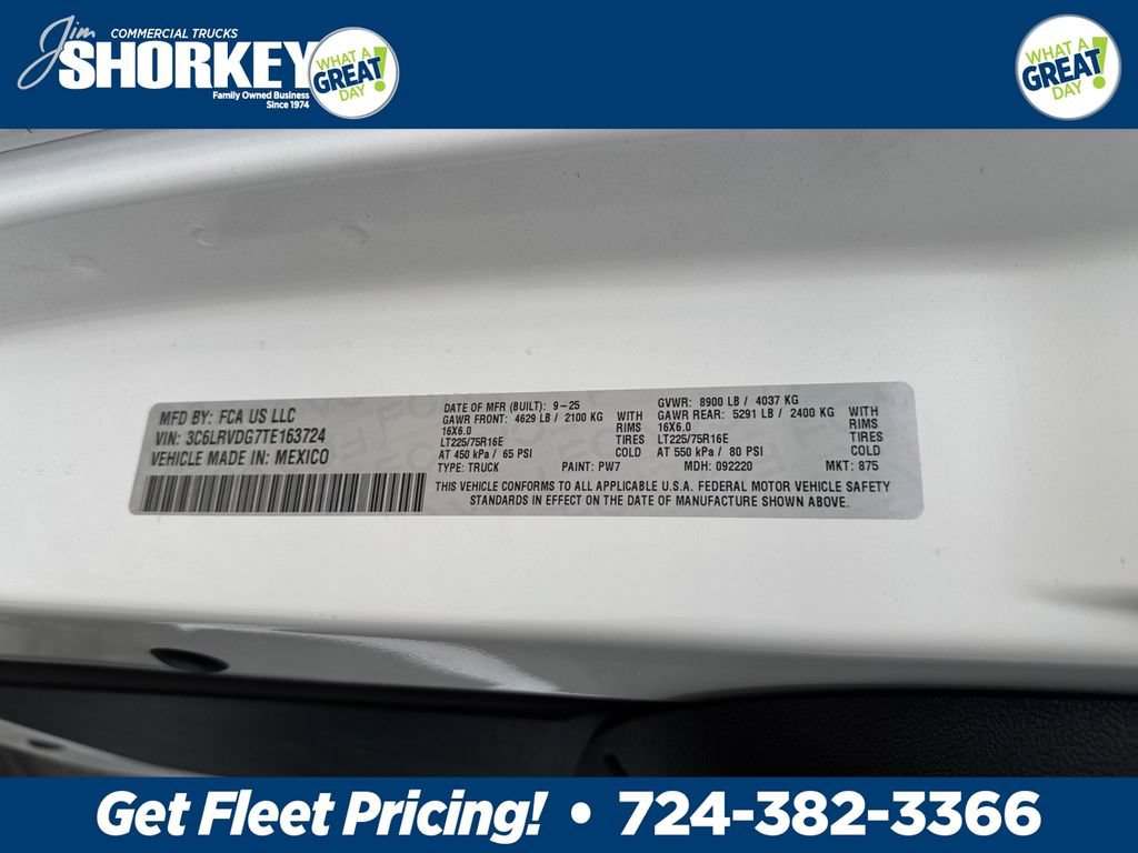 New 2026 RAM ProMaster 2500 w/ Safety Group FWD image 31