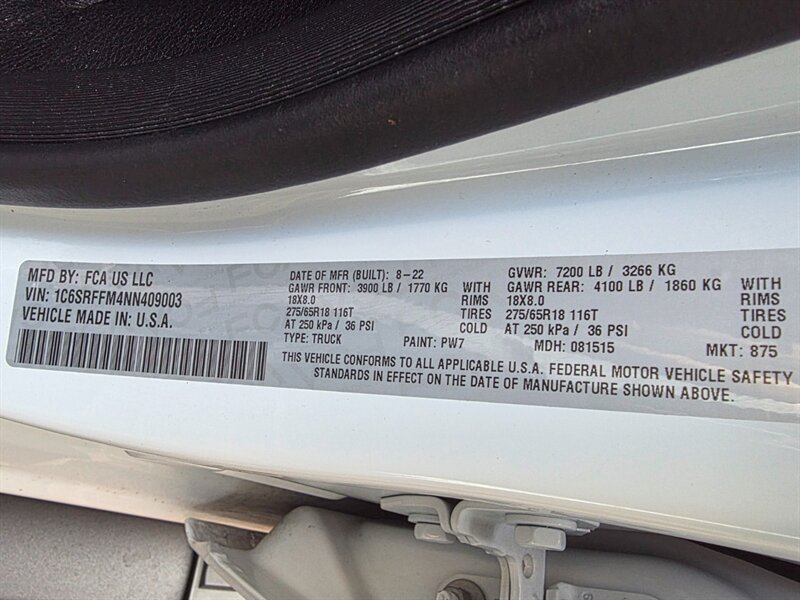 Used 2022 RAM 1500 Big Horn AWD/4WD image 26