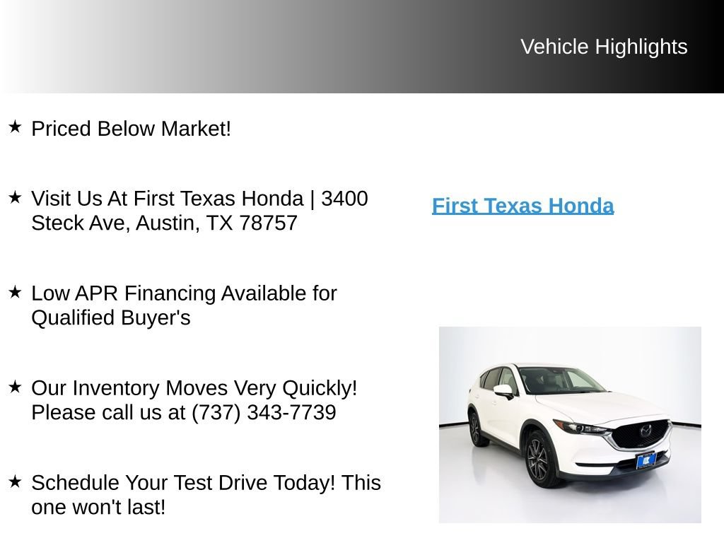 Used 2018 MAZDA CX-5 Touring AWD/4WD image 9