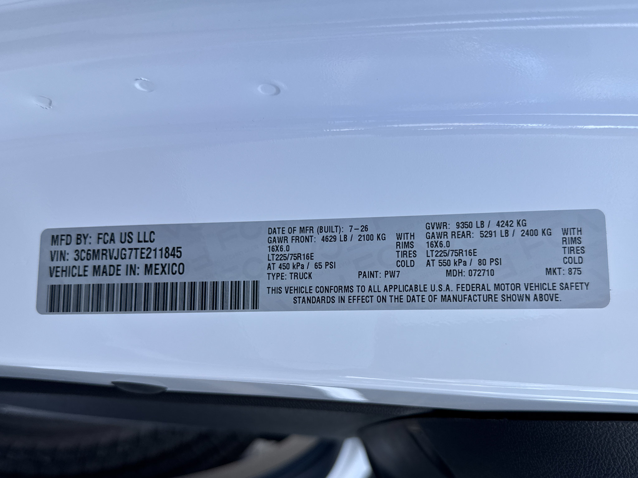 New 2026 RAM ProMaster 3500 w/ Convenience Group FWD image 34