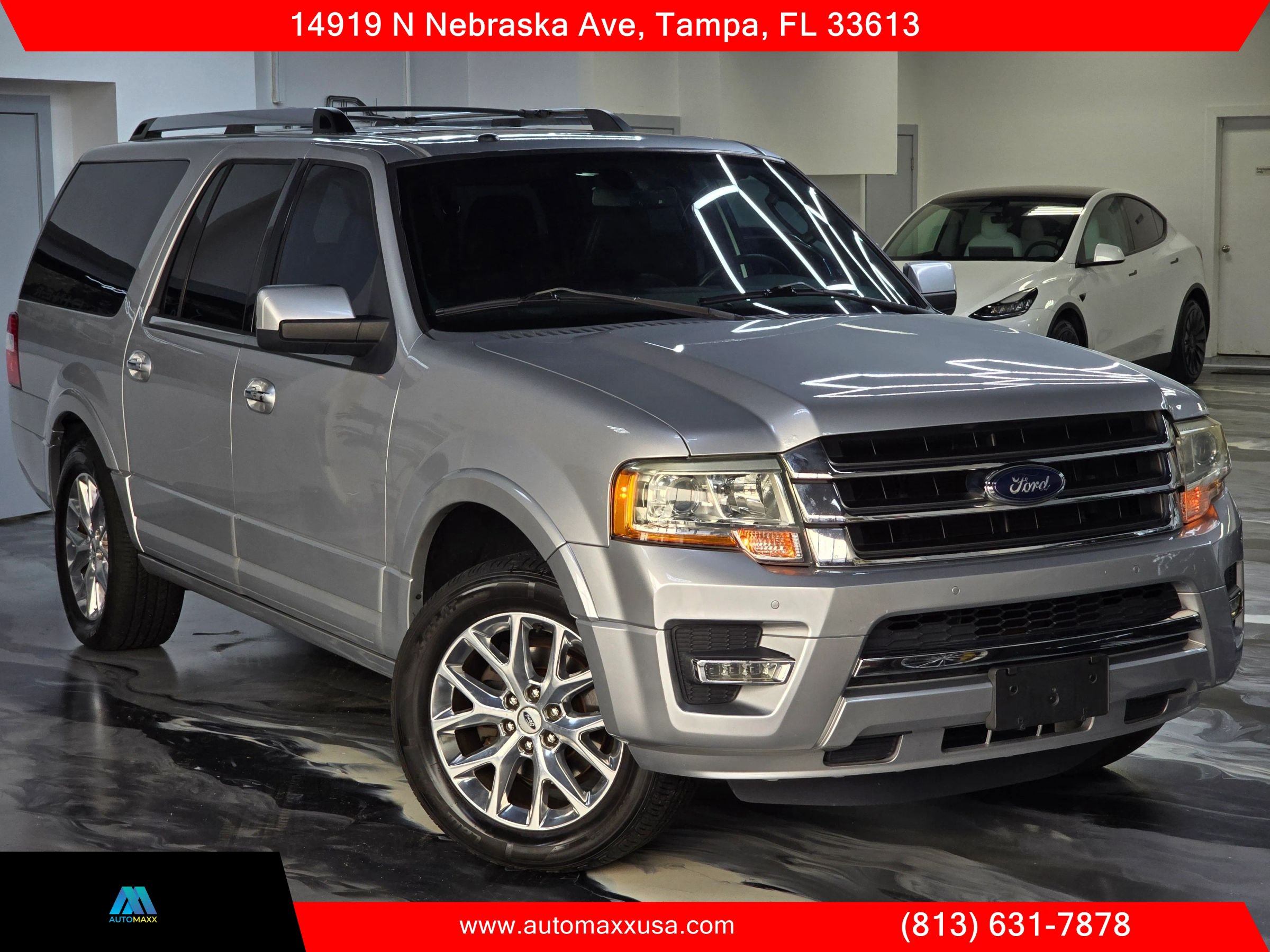 Used 2015 Ford Expedition EL Limited w/ Equipment Group 301A RWD image 2