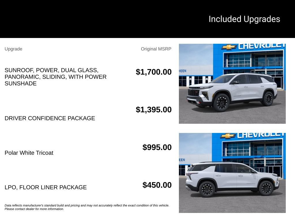 New 2027 Chevrolet Traverse Z71 w/ Driver Confidence Package AWD/4WD image 5