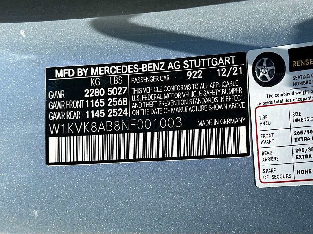 Certified 2022 Mercedes-Benz SL 55 AMG 4MATIC image 31