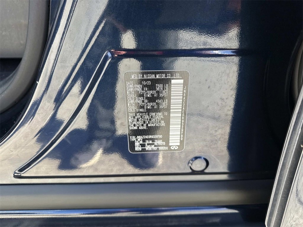 Used 2024 INFINITI QX80 Luxe image 36