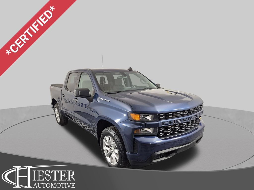 Certified 2020 Chevrolet Silverado 1500 Custom w/ Custom Value Package AWD/4WD 360° Tour