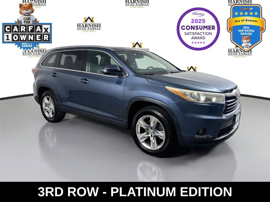 Used 2014 Toyota Highlander Limited Platinum FWD image 1