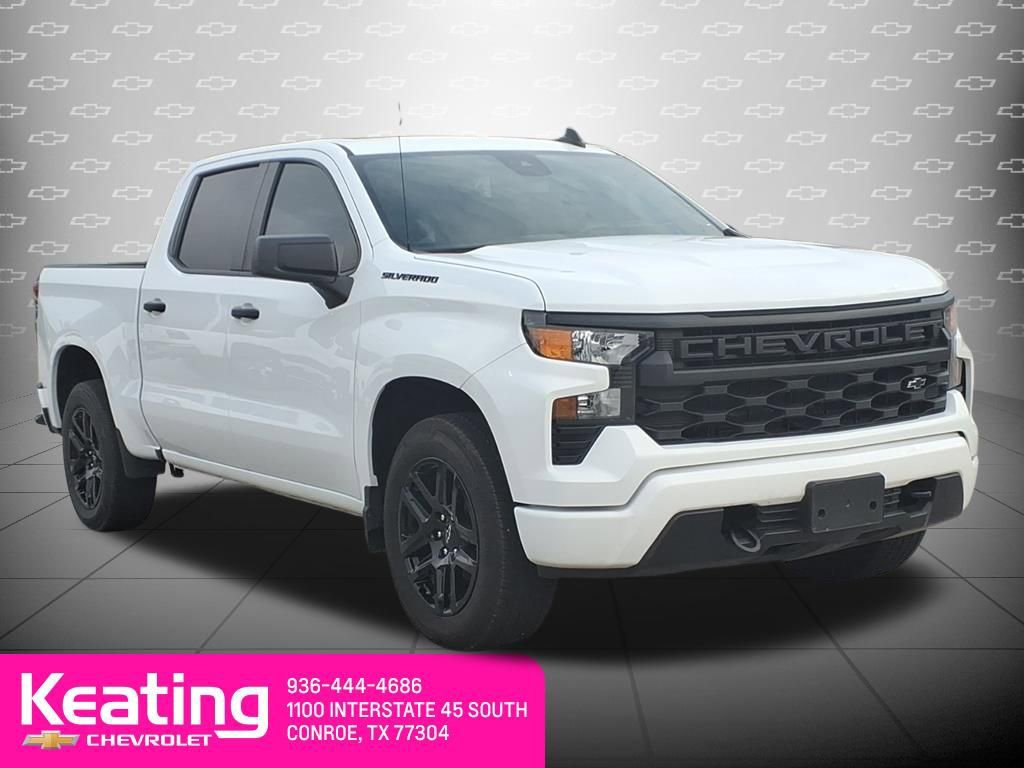 Used 2024 Chevrolet Silverado 1500 Custom w/ LPO, Dark Essentials Package RWD image 3