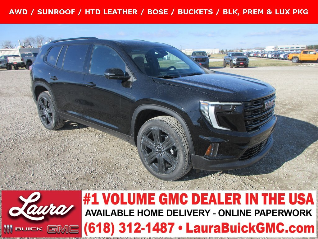 New 2026 GMC Acadia Elevation w/ Black Edition