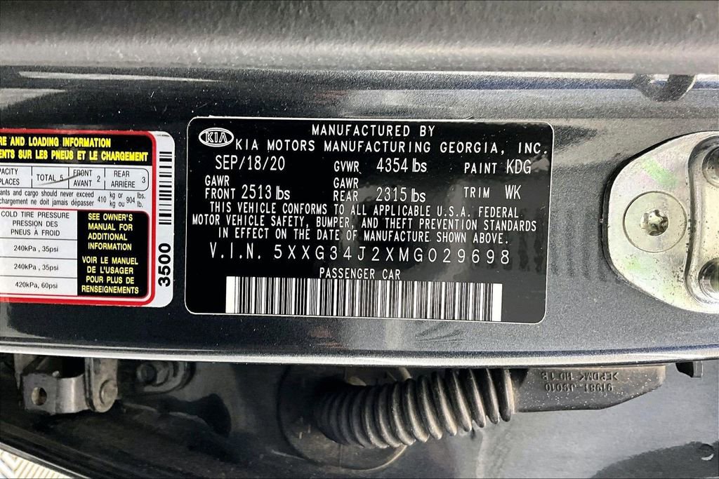 Used 2021 Kia K5 EX image 35