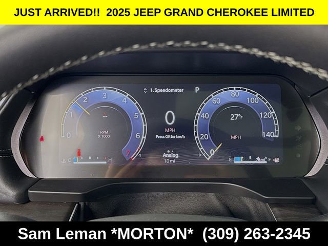 New 2025 Jeep Grand Cherokee Limited w/ Black Appearance Package image 12