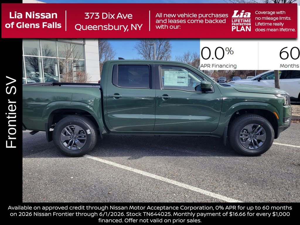 New 2026 Nissan Frontier SV w/ SV Convenience Package AWD/4WD image 2