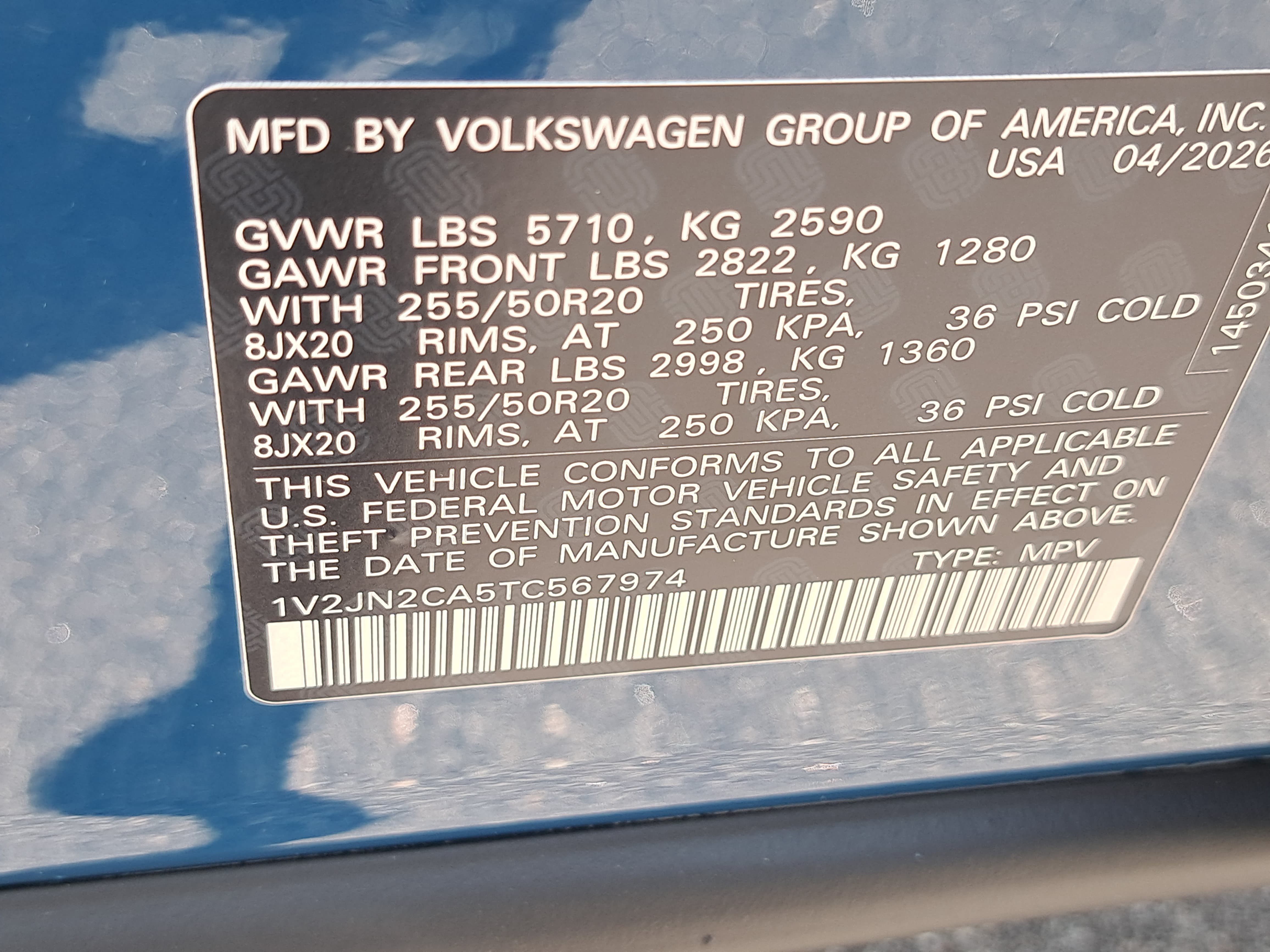 New 2026 Volkswagen Atlas SE FWD image 34