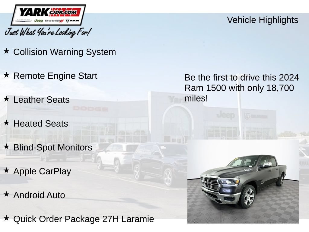 Certified 2024 RAM 1500 Laramie AWD/4WD image 13