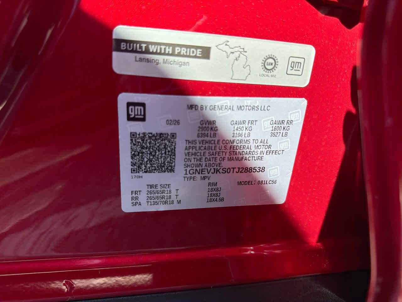 New 2026 Chevrolet Traverse Z71 w/ Driver Confidence Package image 36