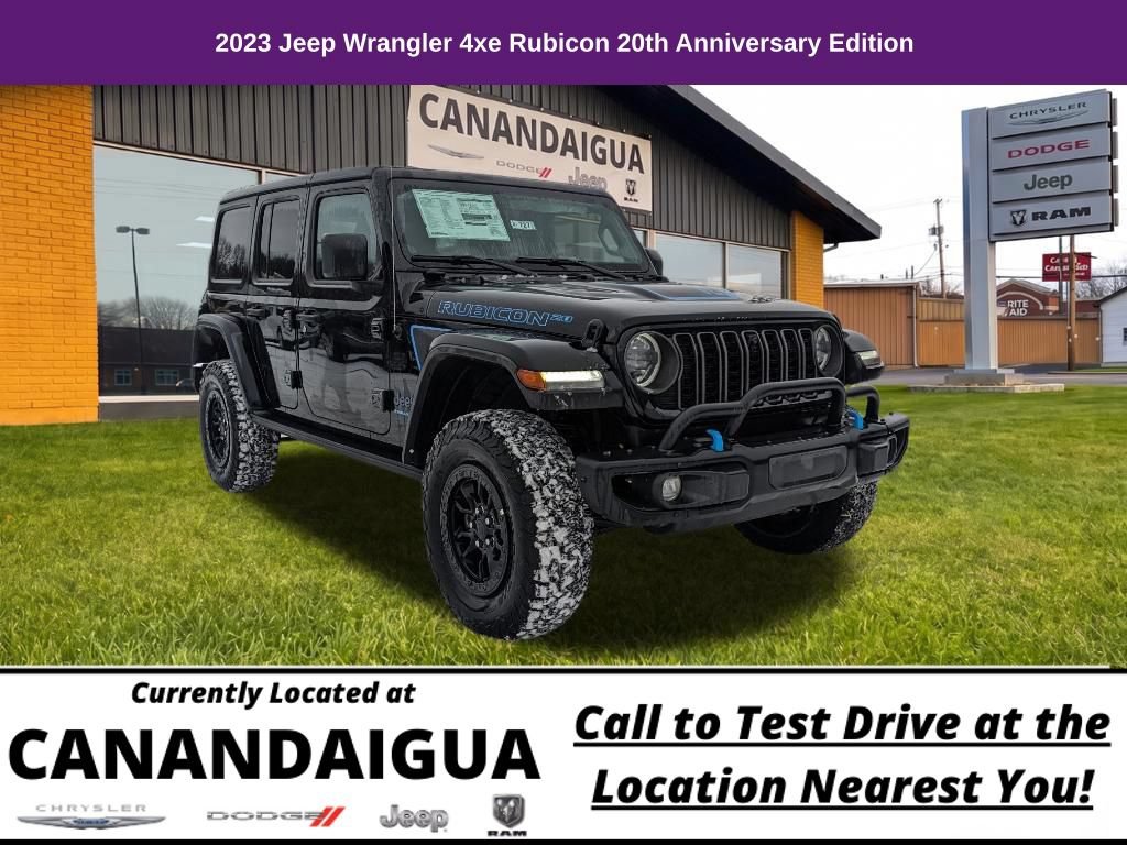 Used 2023 Jeep Wrangler Unlimited Rubicon 4xe AWD/4WD image 1