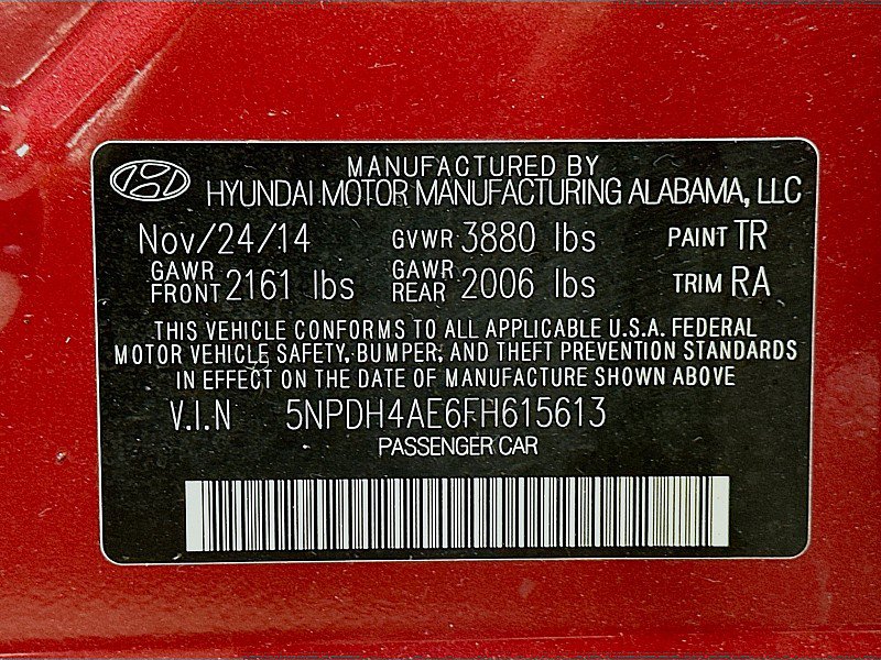 Used 2015 Hyundai Elantra SE w/ Option Group 02 FWD image 31