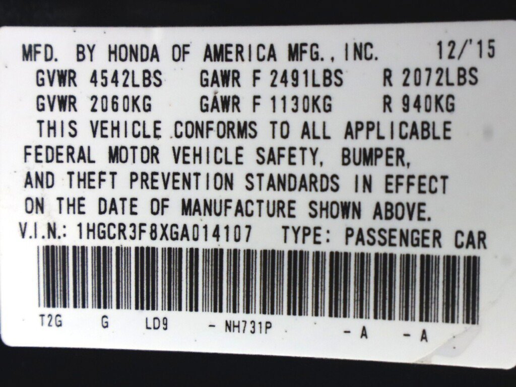 Used 2016 Honda Accord EX-L image 42