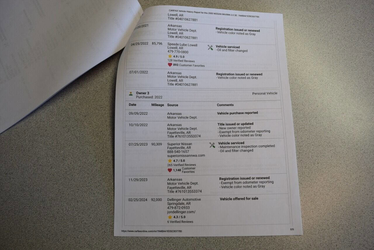 Used 2005 Nissan Maxima 3.5 SE image 56