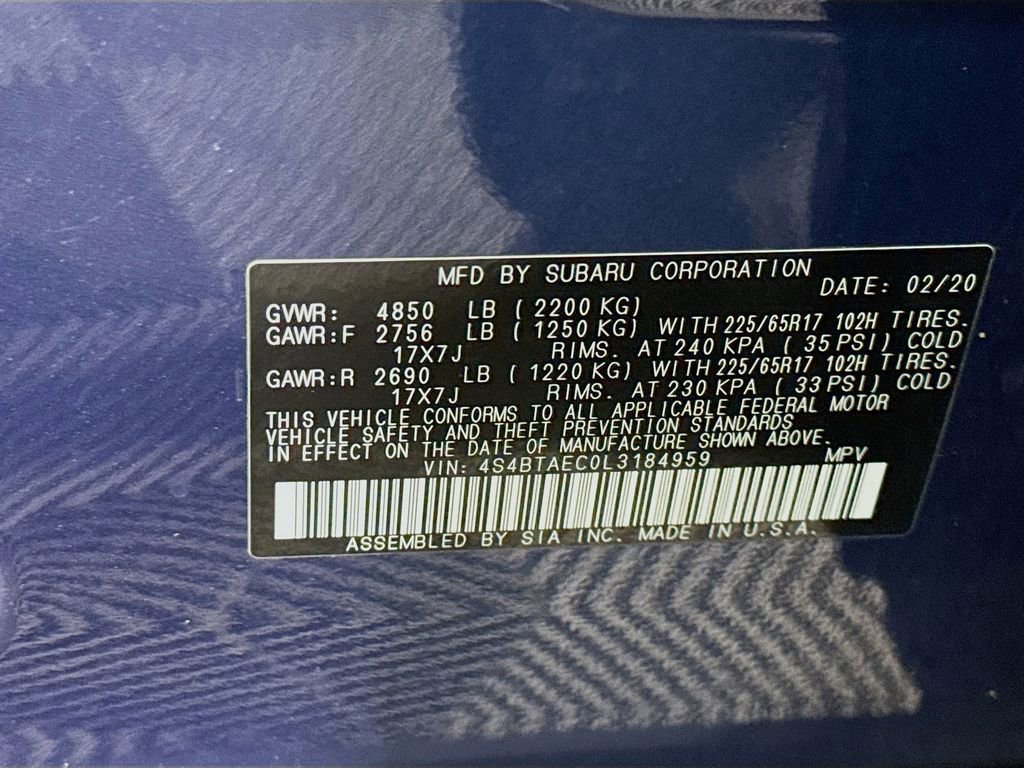 Used 2020 Subaru Outback Premium w/ Popular Package #1 image 35