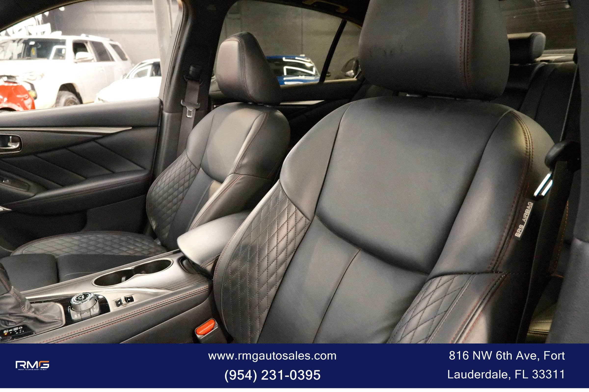 Used 2024 INFINITI Q50 Red Sport 400 w/ Black Opal Edition AWD/4WD image 14