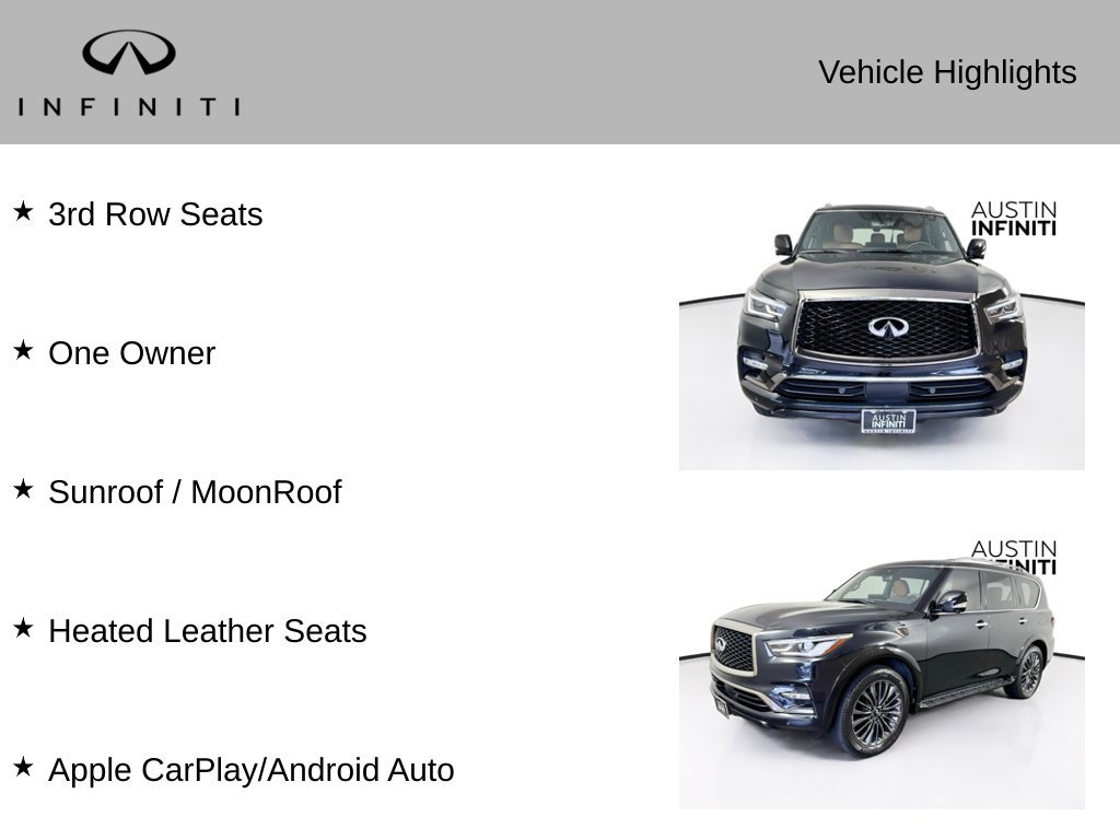Certified 2024 INFINITI QX80 Sensory AWD/4WD image 3