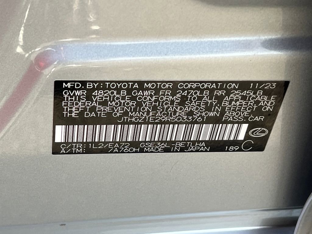 Certified 2024 Lexus IS 350 F Sport image 27