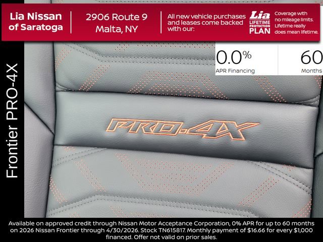 New 2026 Nissan Frontier PRO-4X w/ Pro Premium Package image 18
