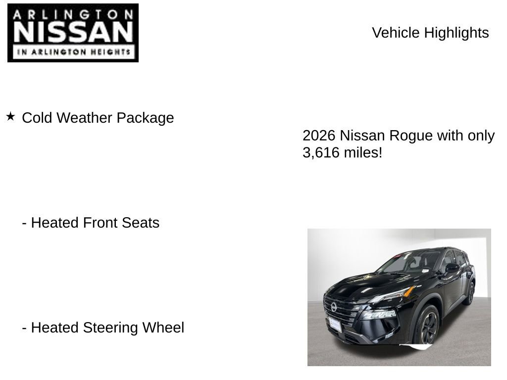Certified 2026 Nissan Rogue SV w/ Cold Weather Package AWD/4WD image 8