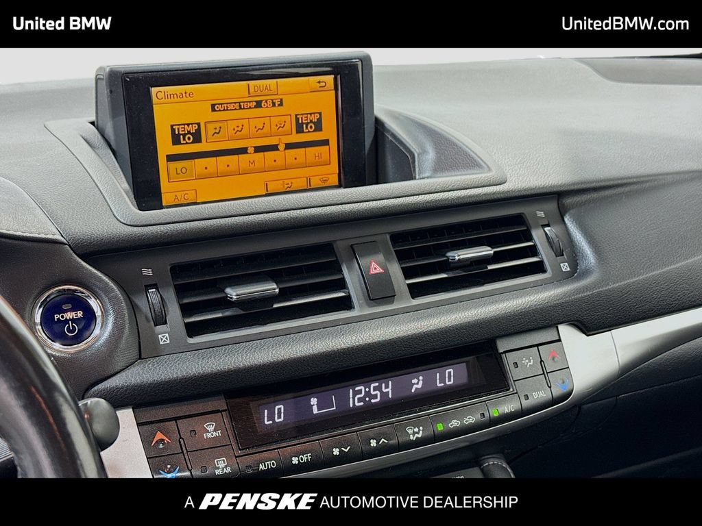 Used 2012 Lexus CT 200h Premium w/ Leather Pkg FWD image 11