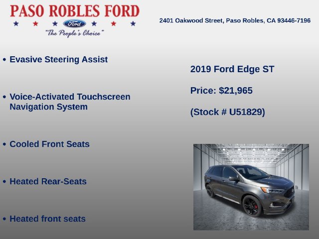 Used 2019 Ford Edge ST w/ Equipment Group 401A AWD/4WD image 9