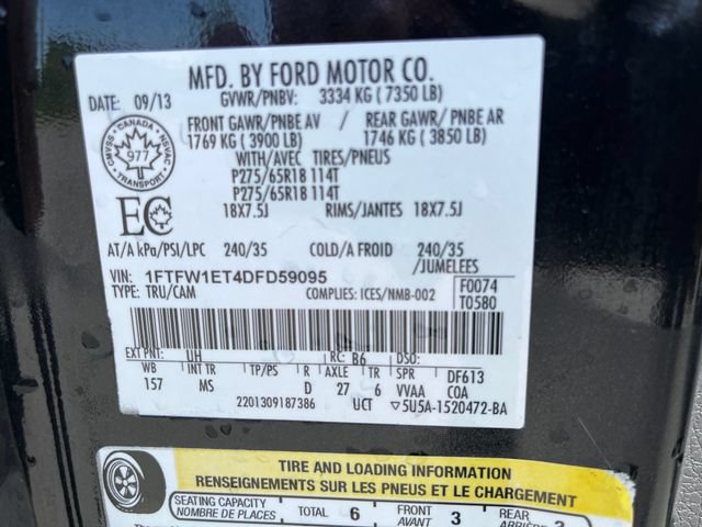 Used 2013 Ford F150 XLT w/ Luxury Equipment Group AWD/4WD image 16