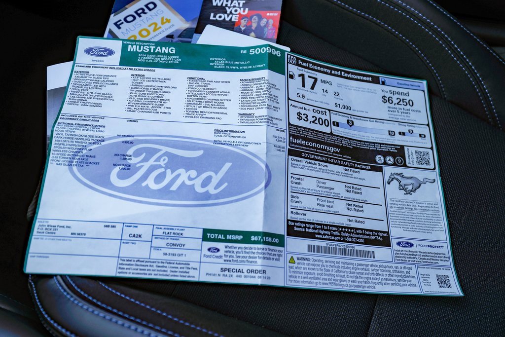 Used 2024 Ford Mustang Dark Horse w/ Dark Horse Handlin Package image 8