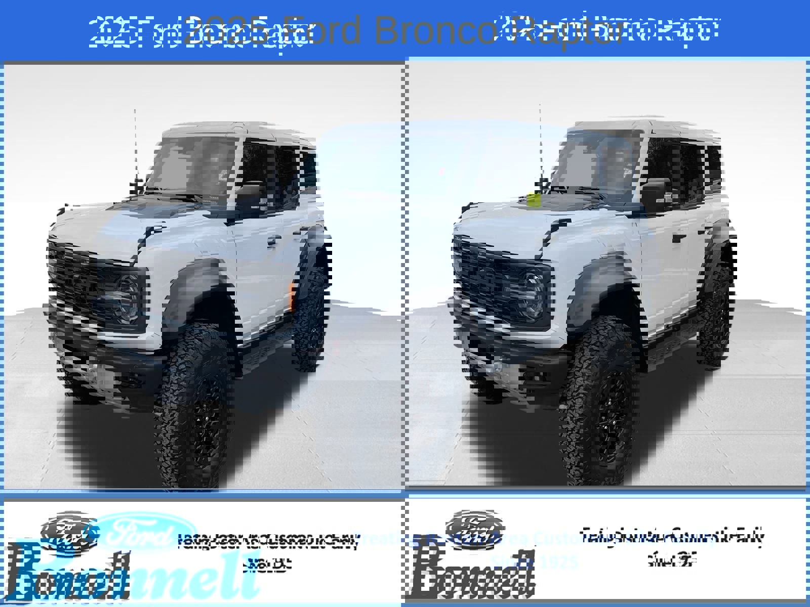 New 2025 Ford Bronco Raptor w/ Interior Carbon Fiber Pack image 1