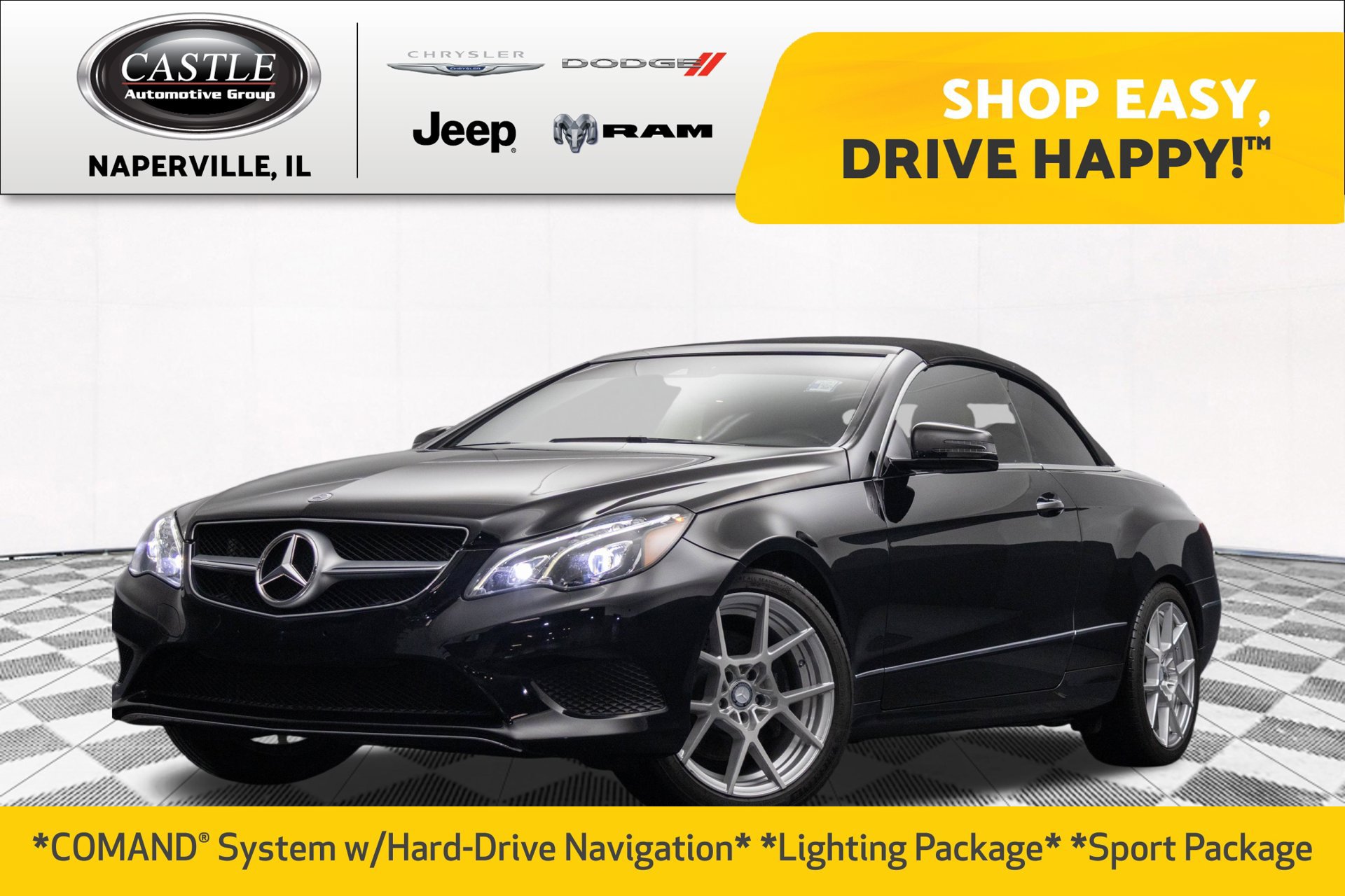 Used 2015 Mercedes-Benz E 400 Cabriolet w/ Premium 1 Package image 1