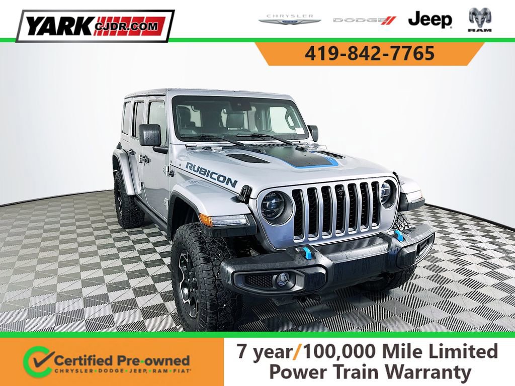 Certified 2021 Jeep Wrangler Unlimited Rubicon 4xe w/ Cold Weather Group
