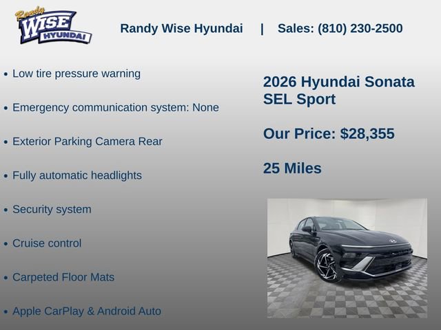 New 2026 Hyundai Sonata SEL image 10