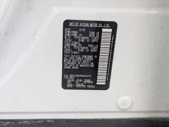 Used 2023 Nissan Armada SL w/ Captain's Chairs Package RWD image 22