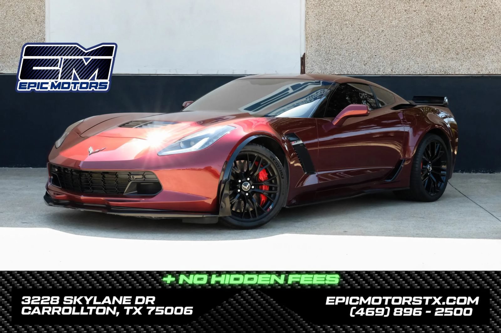 Used 2016 Chevrolet Corvette Z06 w/ 3LZ Preferred Equipment Group RWD image 1